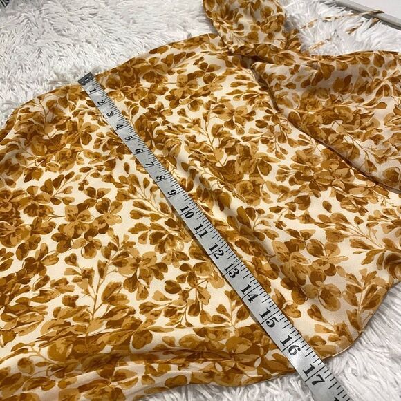 Reformation Reya Dress in Goldfinch Size 6 - Picture 5 of 7